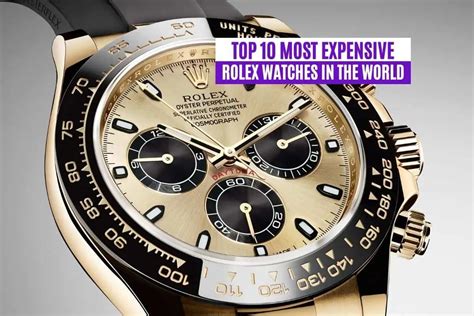 world most expensive rolex|rolex watches highest price.